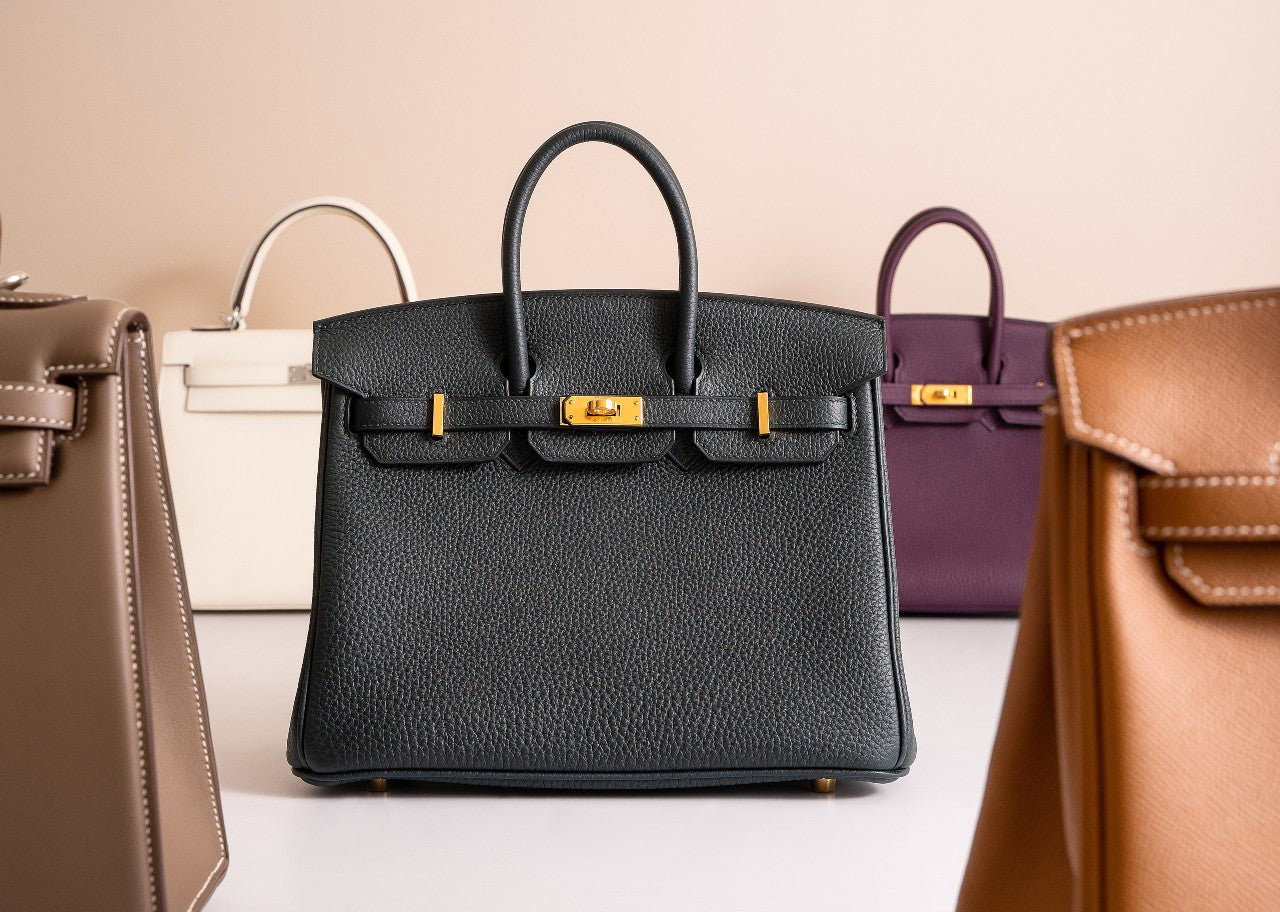 Hermes Birkin 25 bag in all Black Replica sale online ,buy fake bag