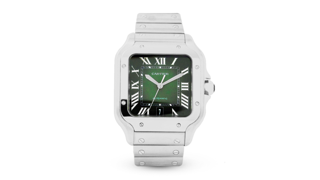 green dial watch