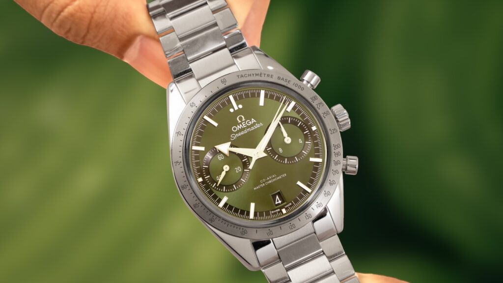 green dial watch