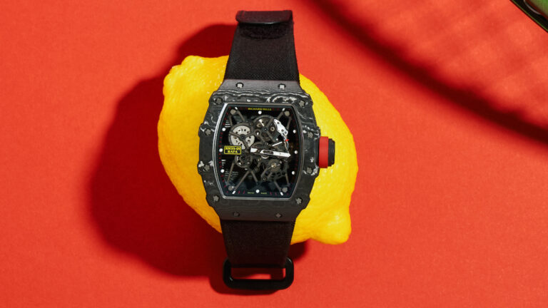 RM Rafael Nadal is one of the best glow-in-the-dark watch