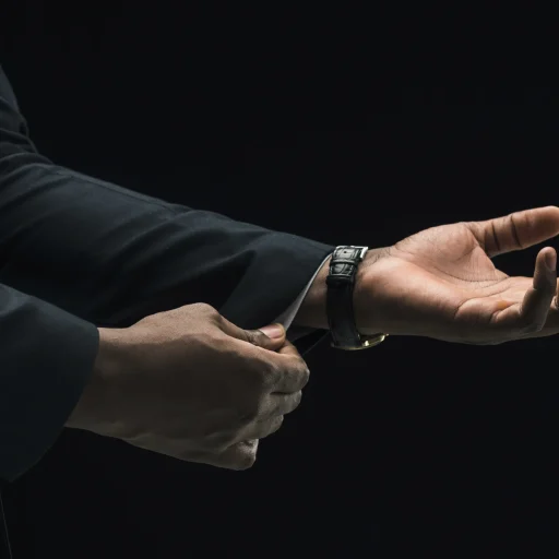 how to wear a watch with a suit